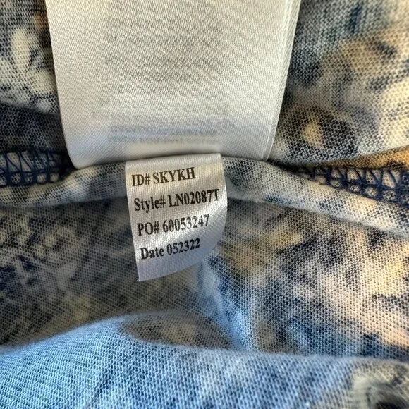 Lauren Ralph Lauren Women's Sleeveless Blue & White Floral Dress M - Picture 12 of 15